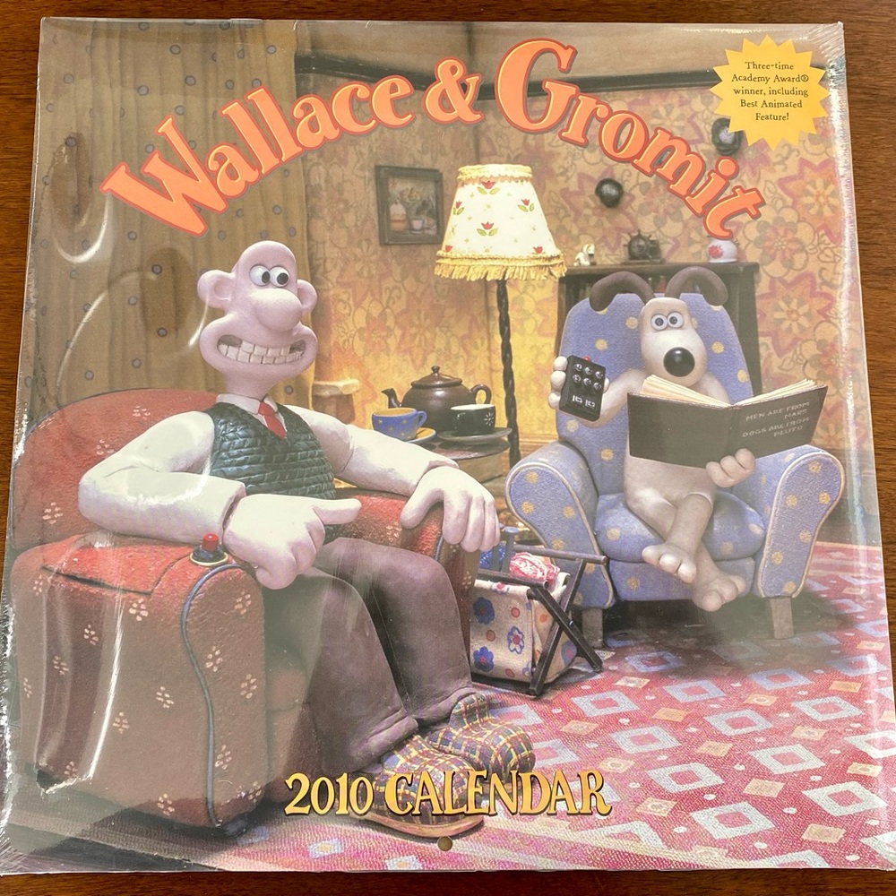 Vintage Wallace and Gromit 2010 Calendar